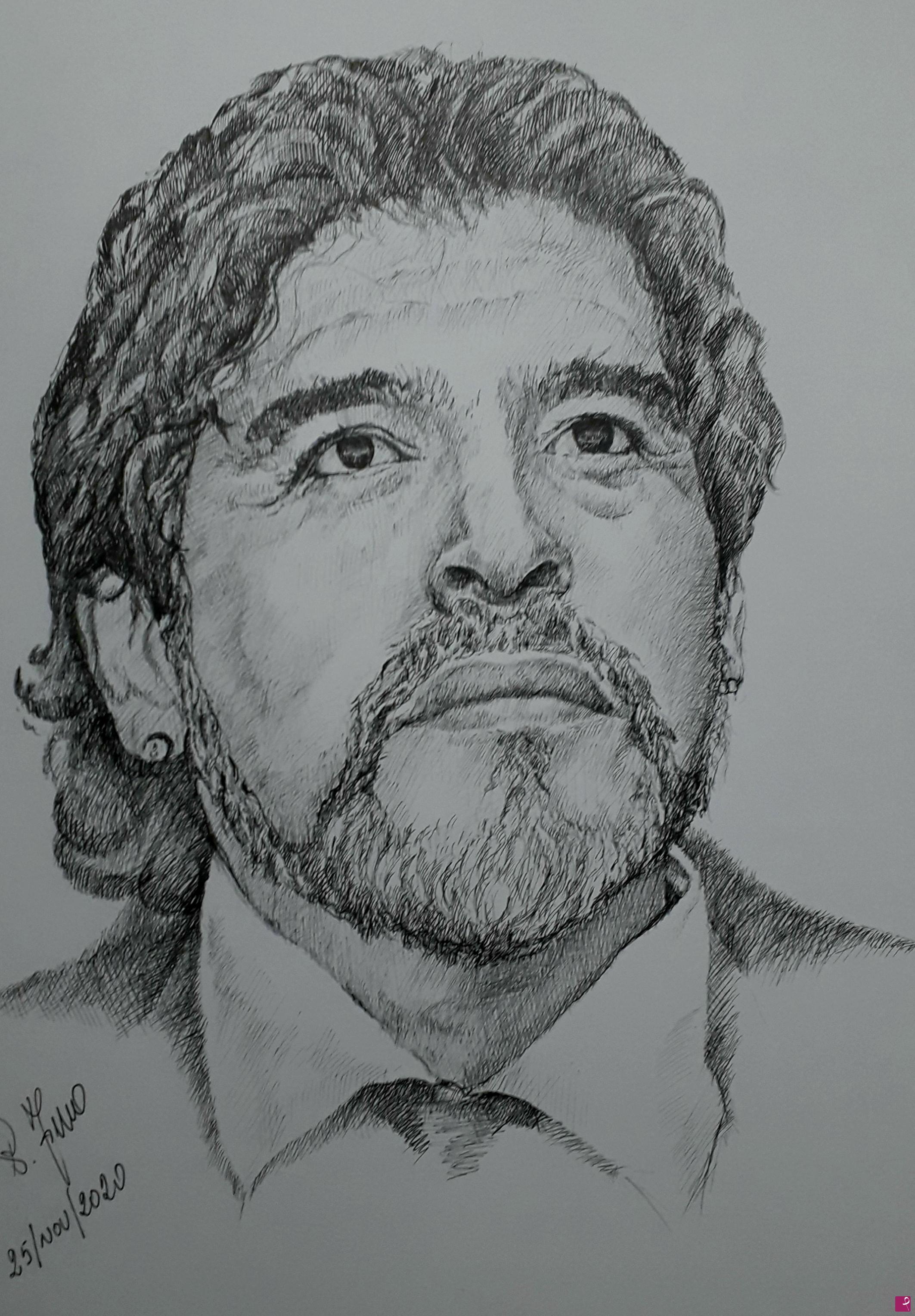 quadri in vendita online - Diego Armando Maradona 