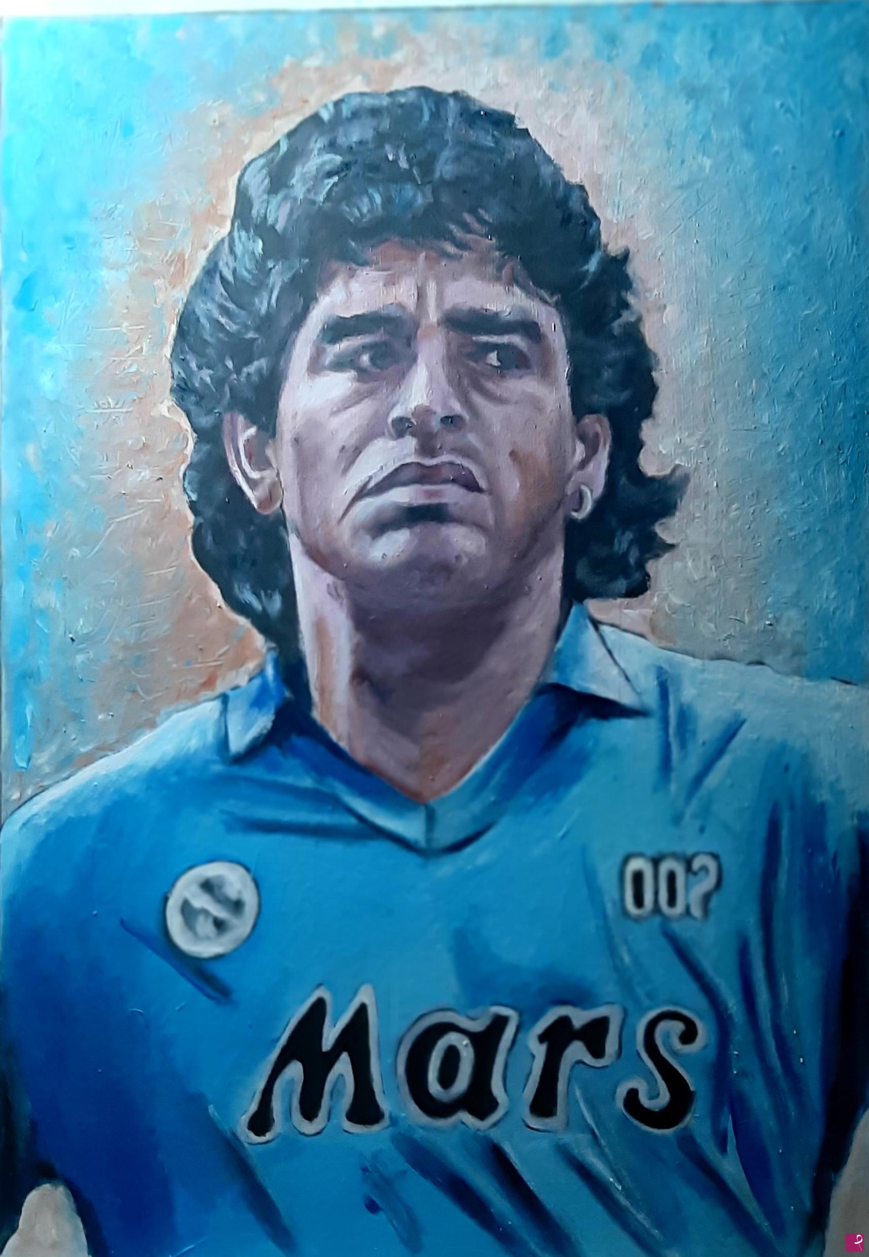 quadri in vendita online - Diego Armando Maradona