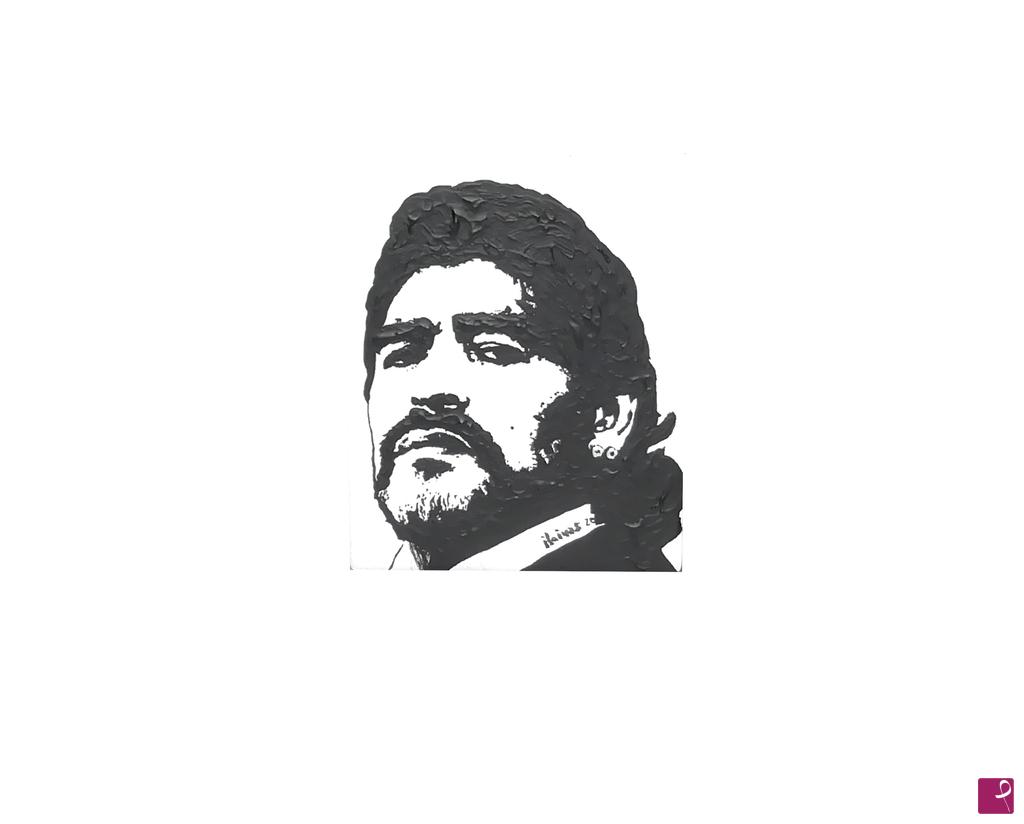 quadri in vendita online - Diego Armando Maradona ritratto