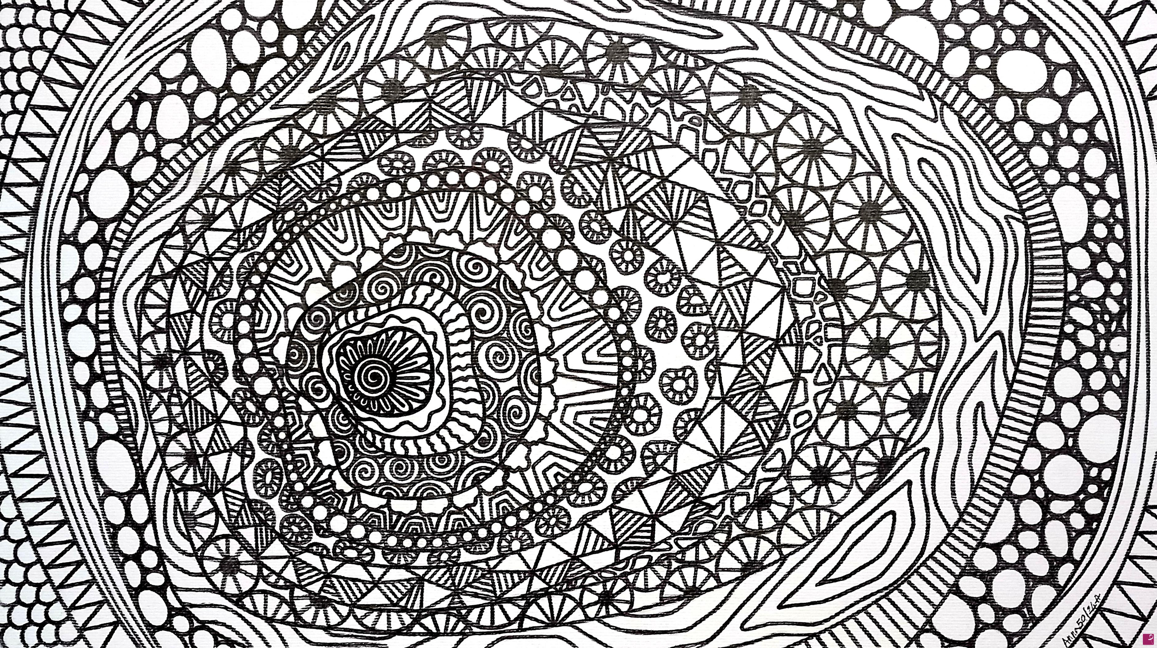 quadri in vendita online - Dimensione Geometria 2 (Dimenticando tempo e spazio). Versione A.
