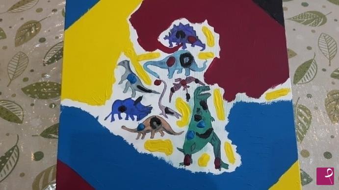 quadri in vendita online - DINOSAURI