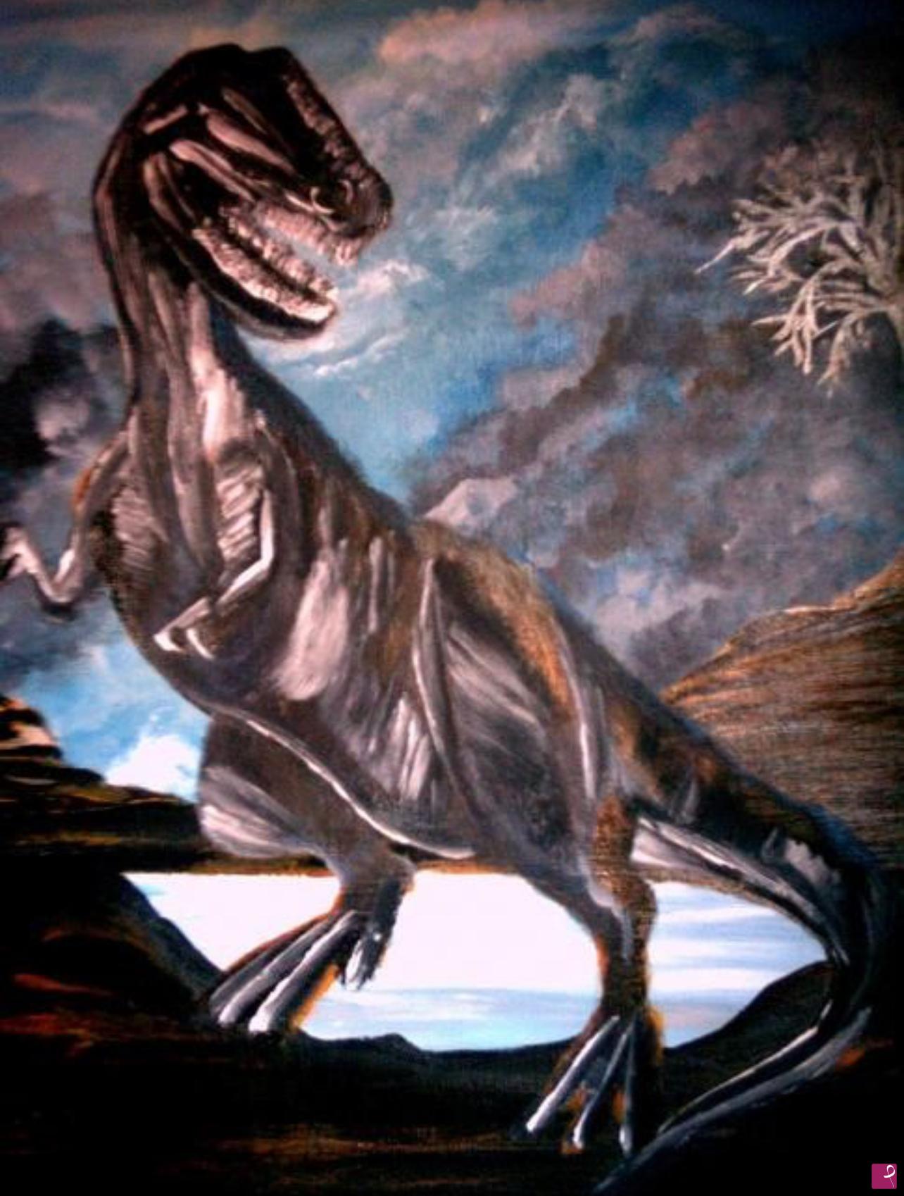 quadri in vendita online - Dinosauro 
