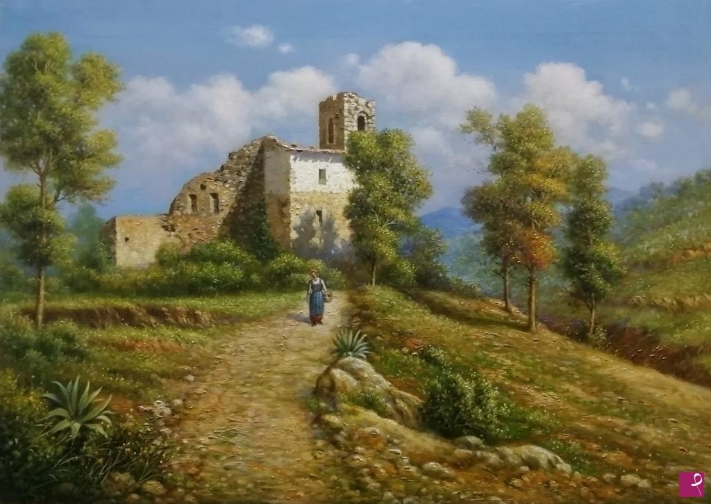 quadri in vendita online - DIPINTI IN VENDITA - Castello diroccato