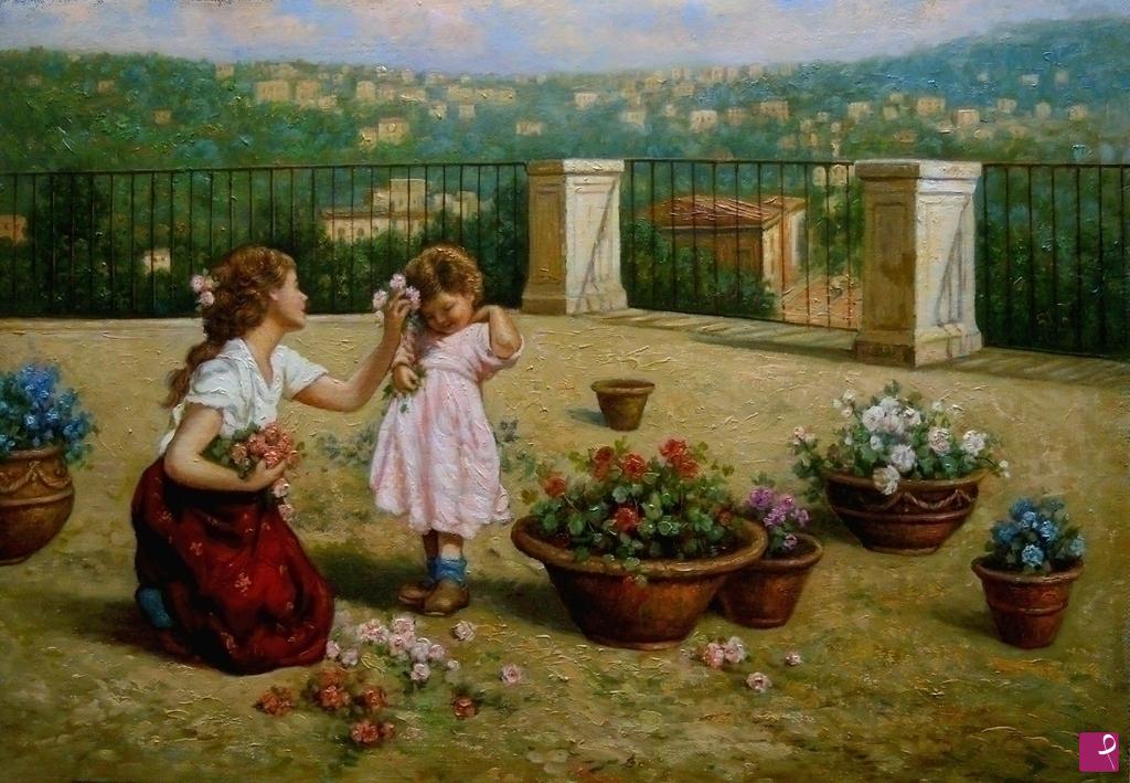 quadri in vendita online - DIPINTI IN VENDITA - La terrazza