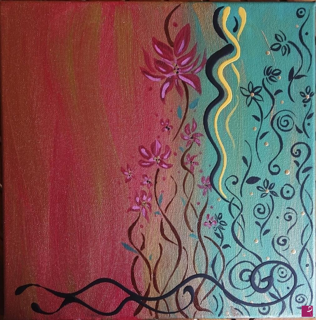 quadri in vendita online - Dipinto su tela Abstract, acrilico su tela, Paint on canvas with acrylic painting