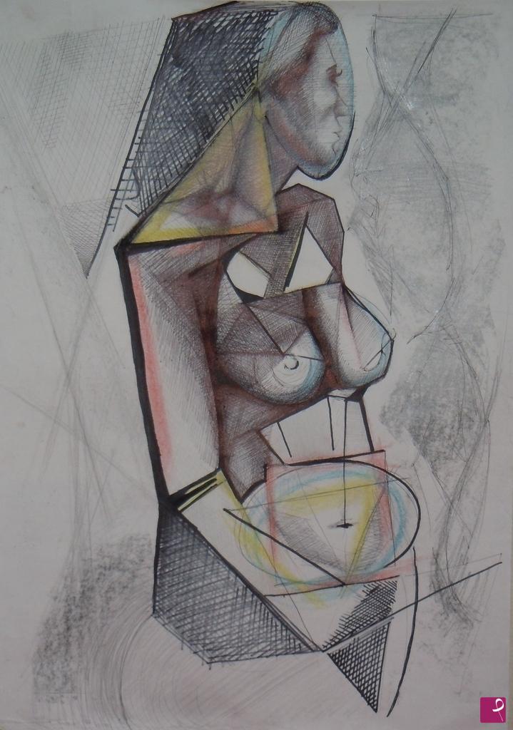 quadri in vendita online - disegno dal vero  in divenire