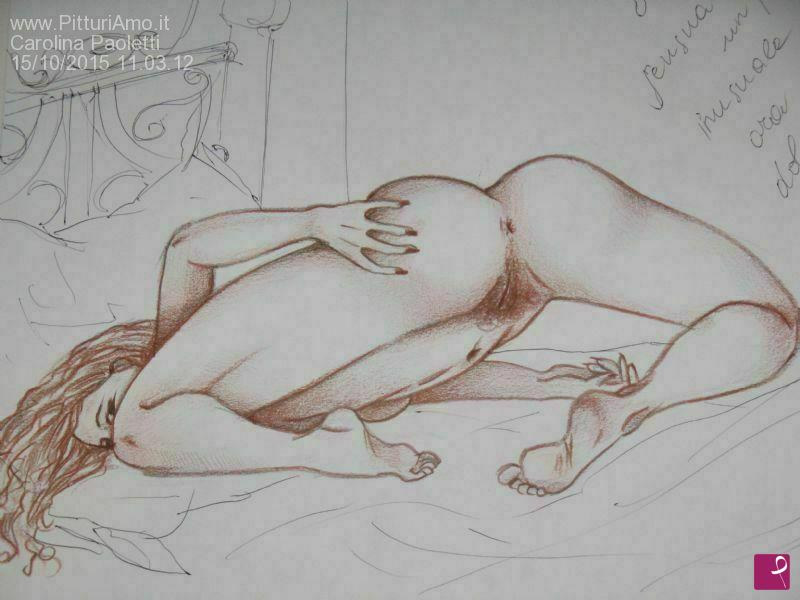 quadri in vendita online - Disegno Erotico