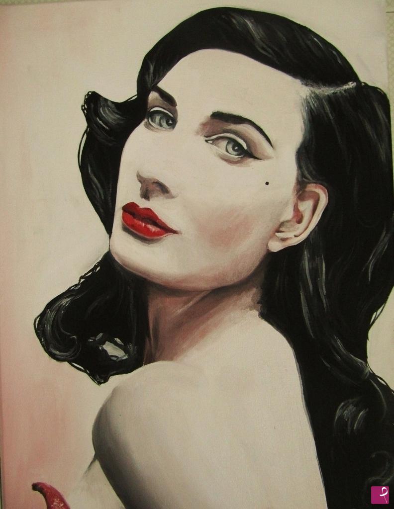 quadri in vendita online - Dita Von Teese
