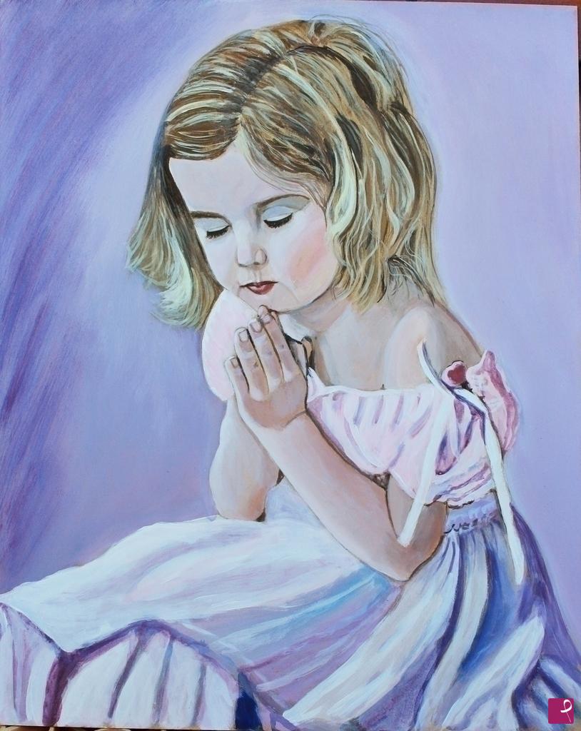 quadri in vendita online - dolce bambina