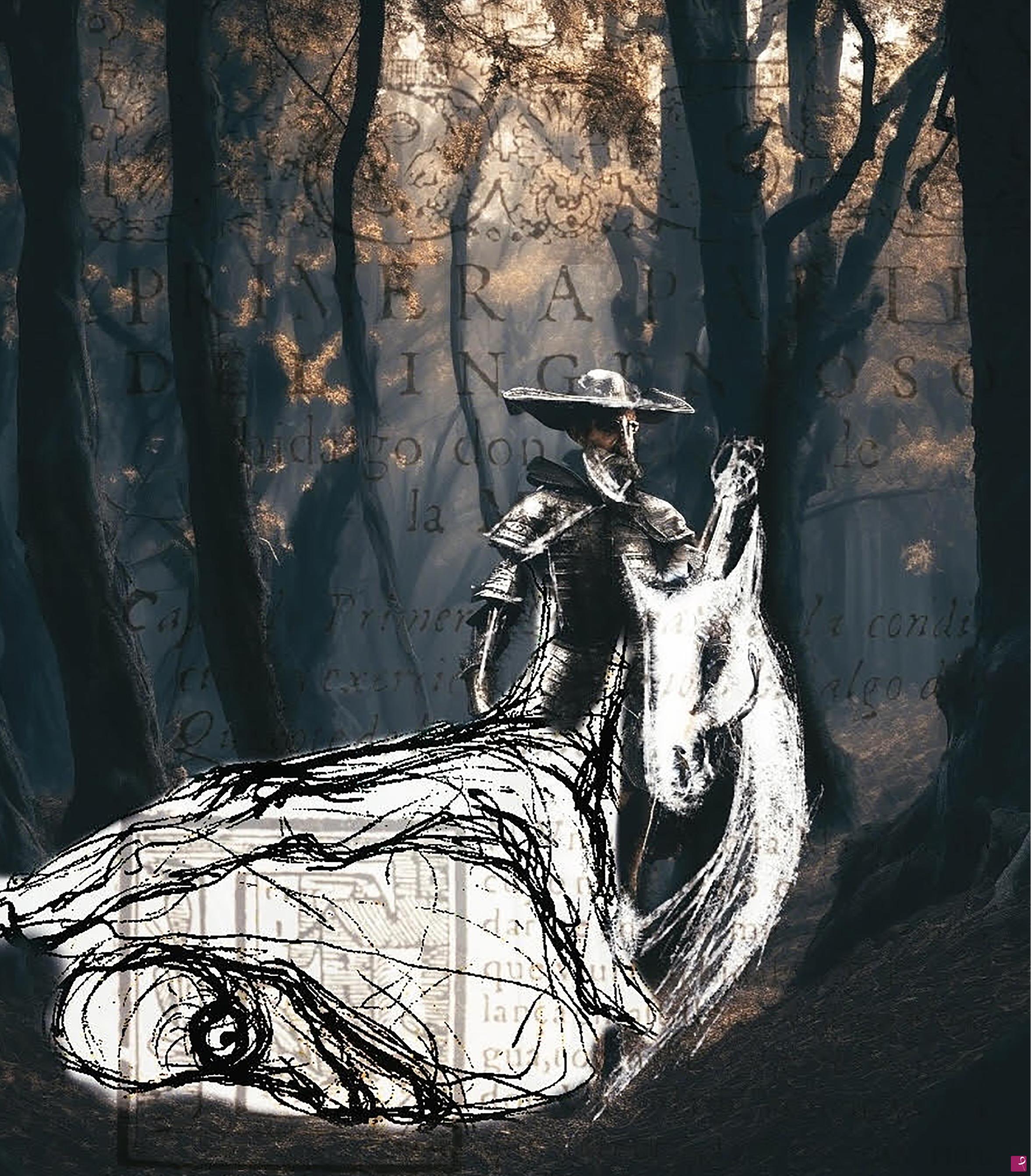 quadri in vendita online - Don Quijote