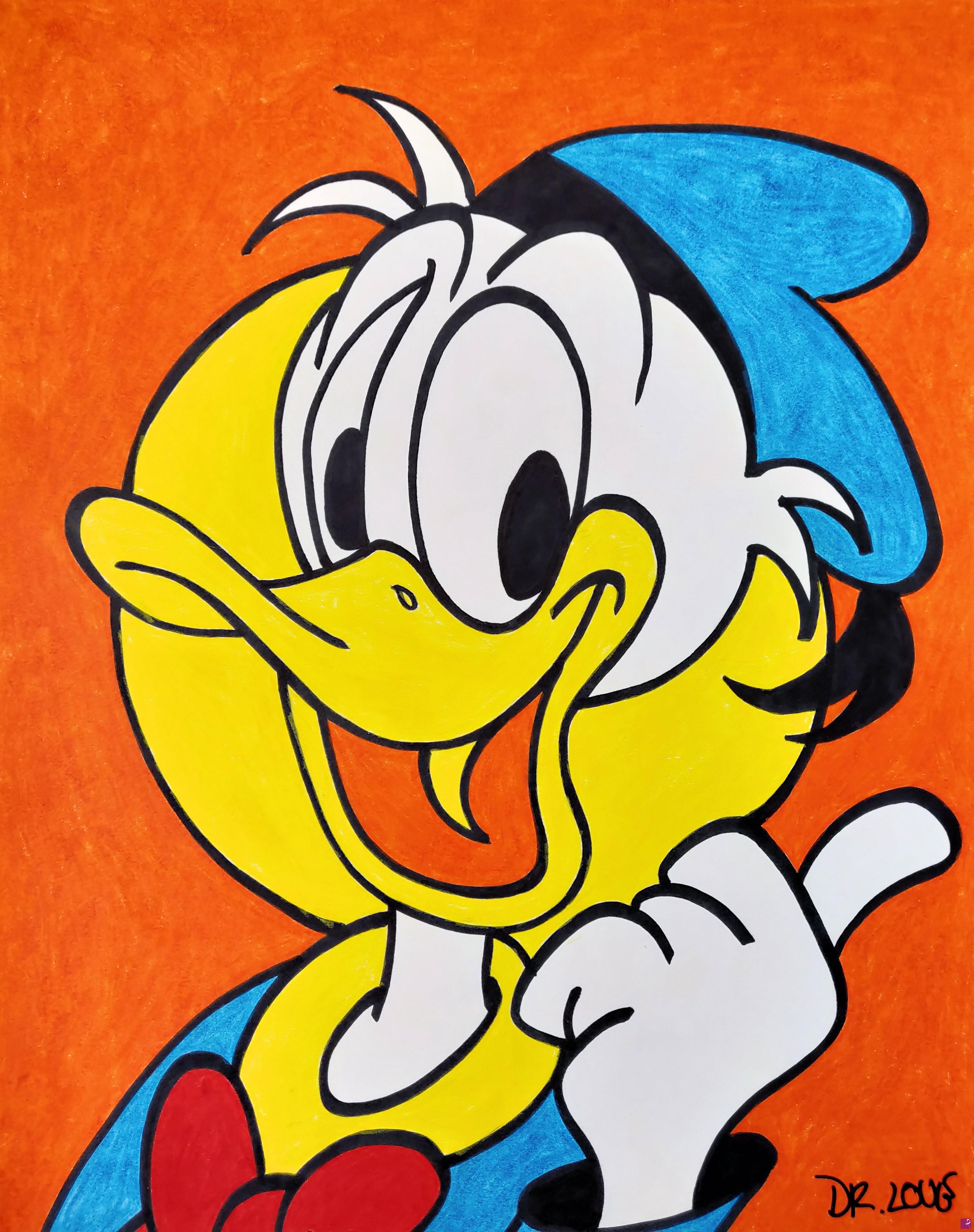 quadri in vendita online - Donald Duck