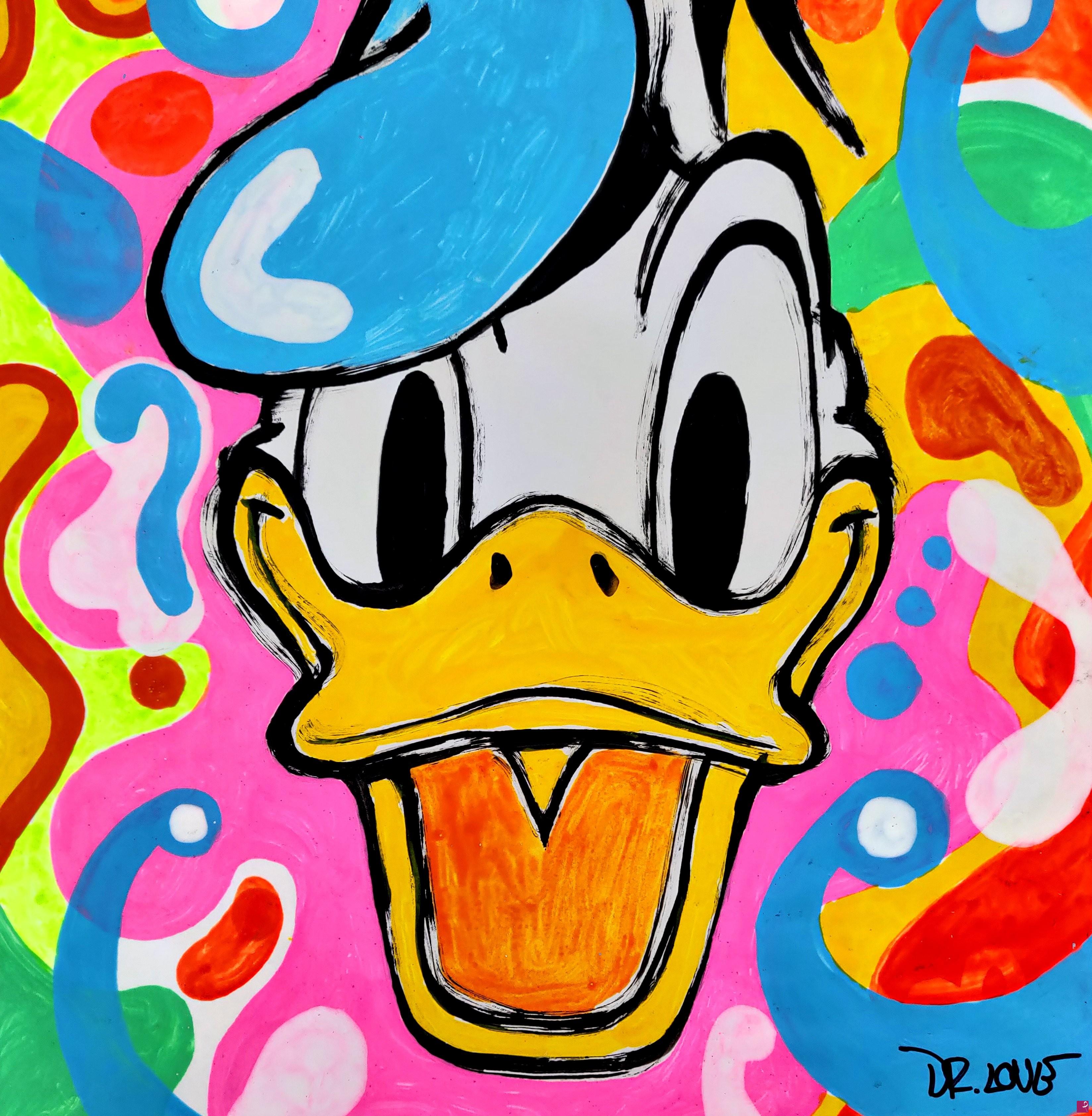 quadri in vendita online - Donald in Candyland