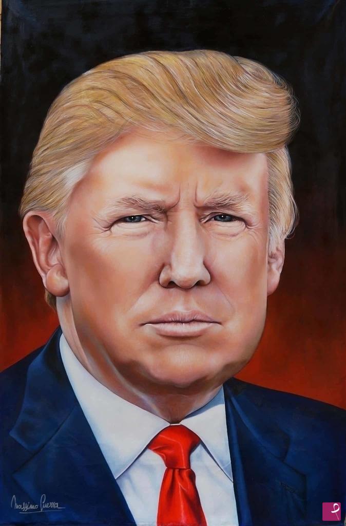 quadri in vendita online - “ Donald Trump” 