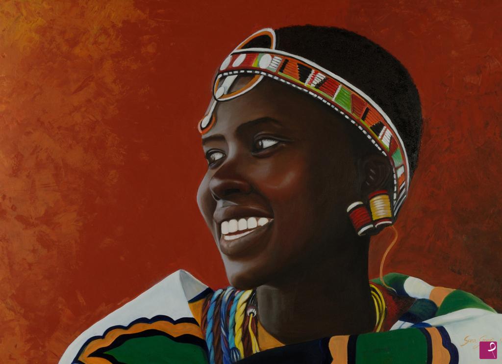 quadri in vendita online - DONNA AFRICANA