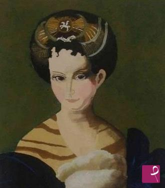 quadri in vendita online - donna antica