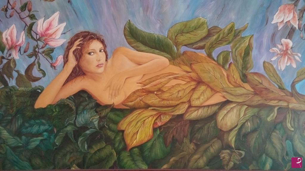 quadri in vendita online - Donna e natura