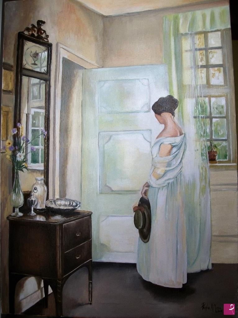 quadri in vendita online - DONNA IN INTERNO