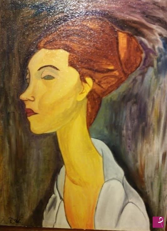 quadri in vendita online - Donna Modigliani