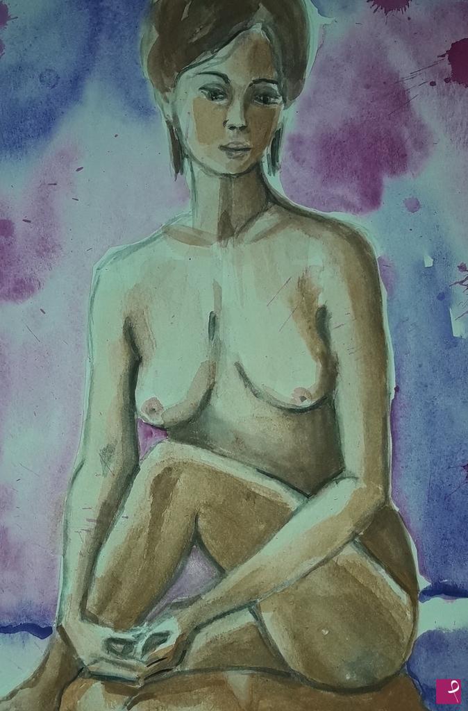 quadri in vendita online - Donna nuda