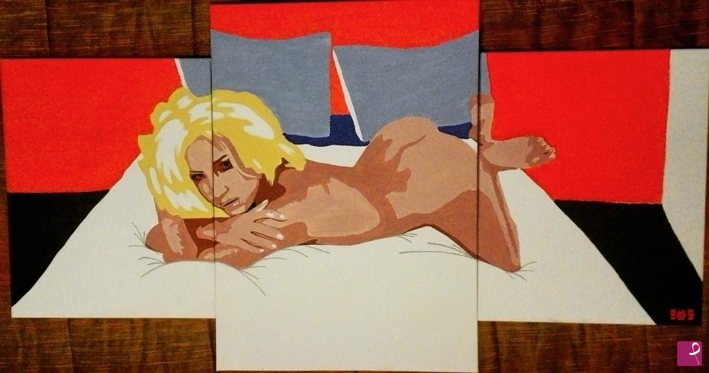 quadri in vendita online - Donna Nuda