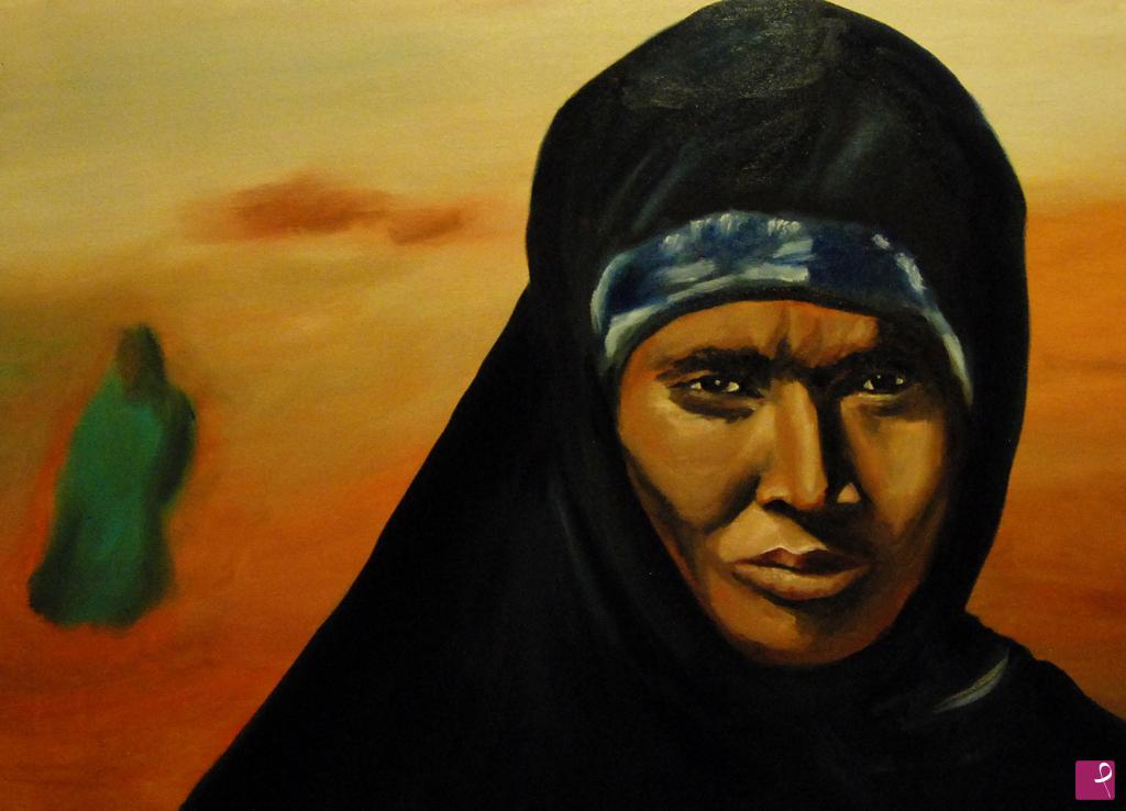 quadri in vendita online - Donna Tuareg