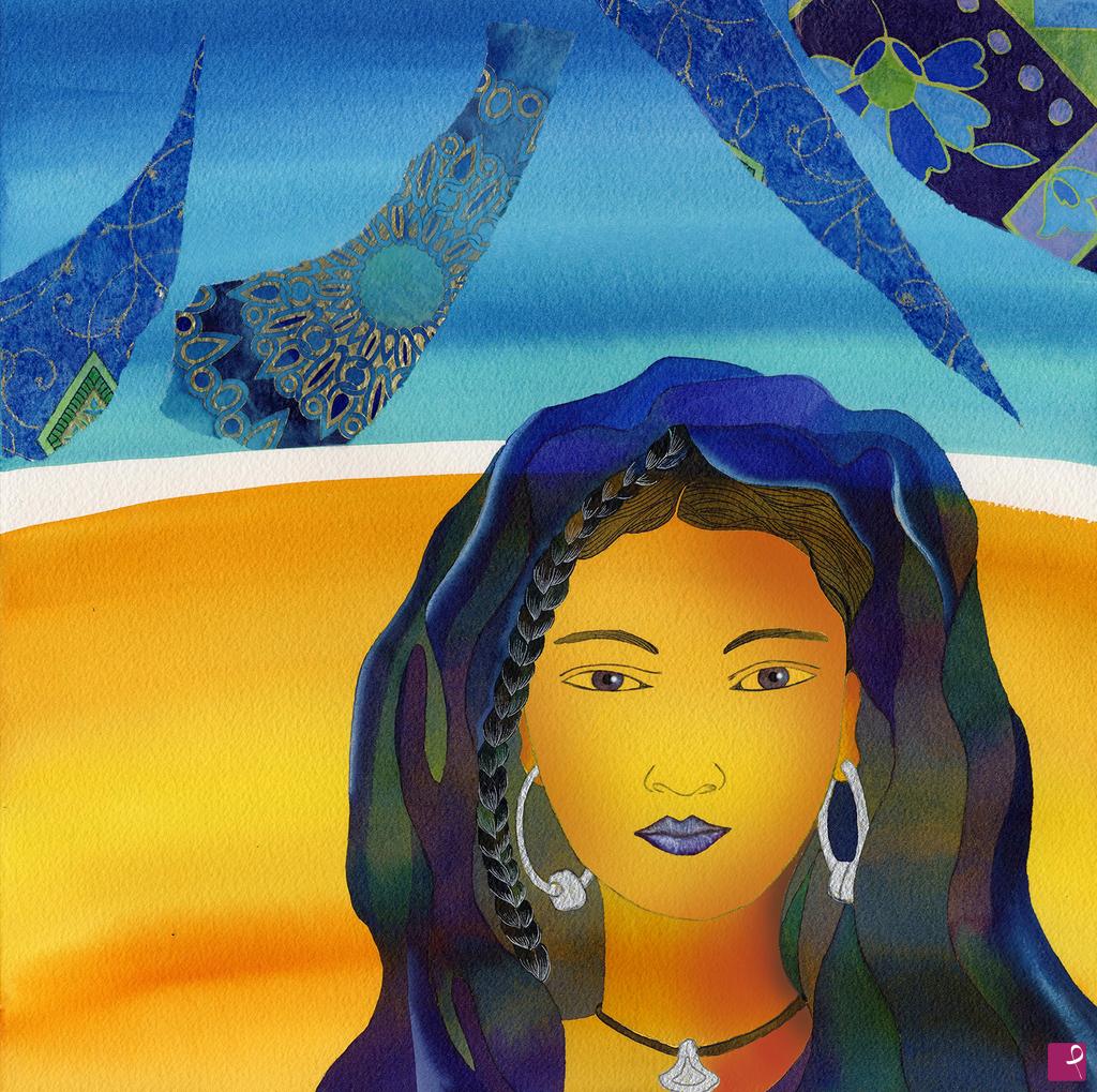 quadri in vendita online - Donna Tuaregh