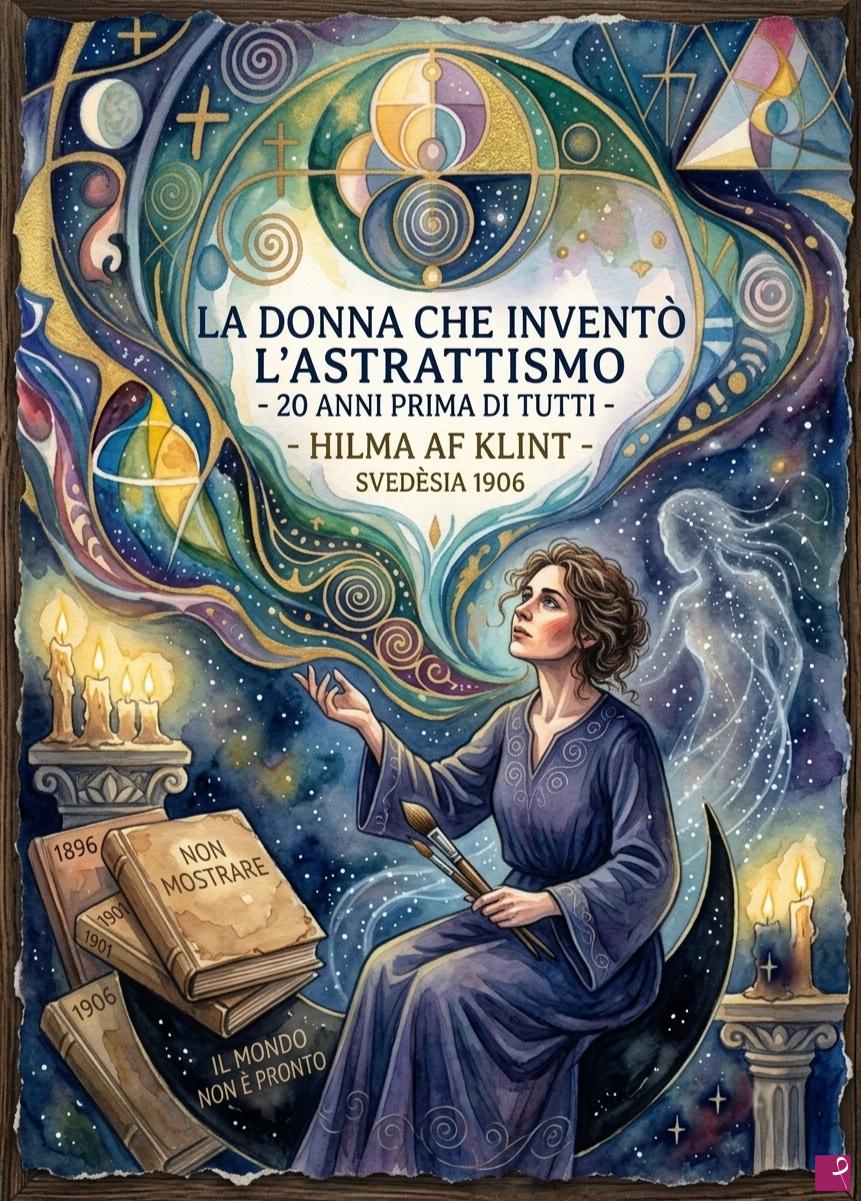 quadri in vendita online - DONNE NELLA STORIA 3 _ HILMA AF KLINT