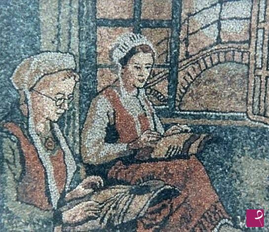 quadri in vendita online - DONNE OLANDESI AL LAVORO