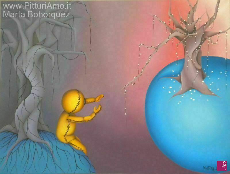 quadri in vendita online - dos mundos.(due mondi)