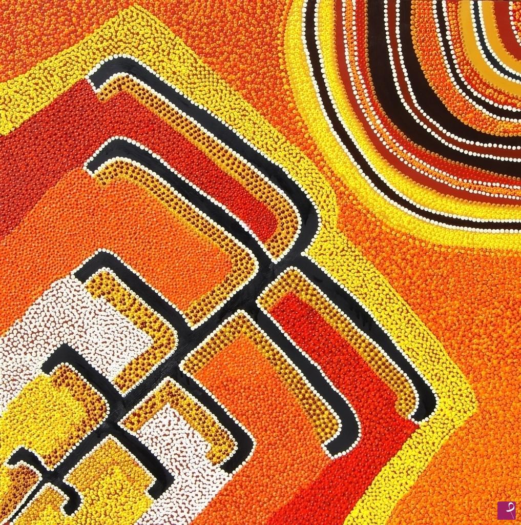 quadri in vendita online - Dot painting - Dream - n°4 - 100cmX100cm - acrilico su tela