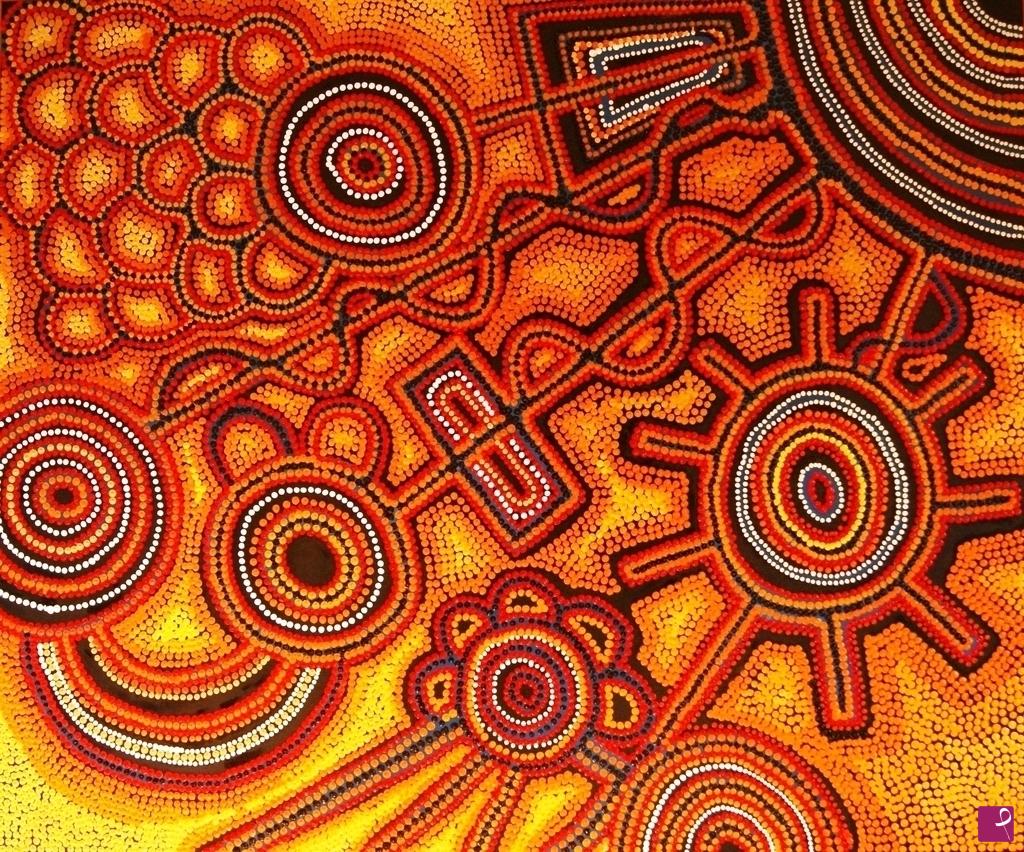 quadri in vendita online - Dot painting - Dream - n°5 - 120cmX100cm - olio su tela