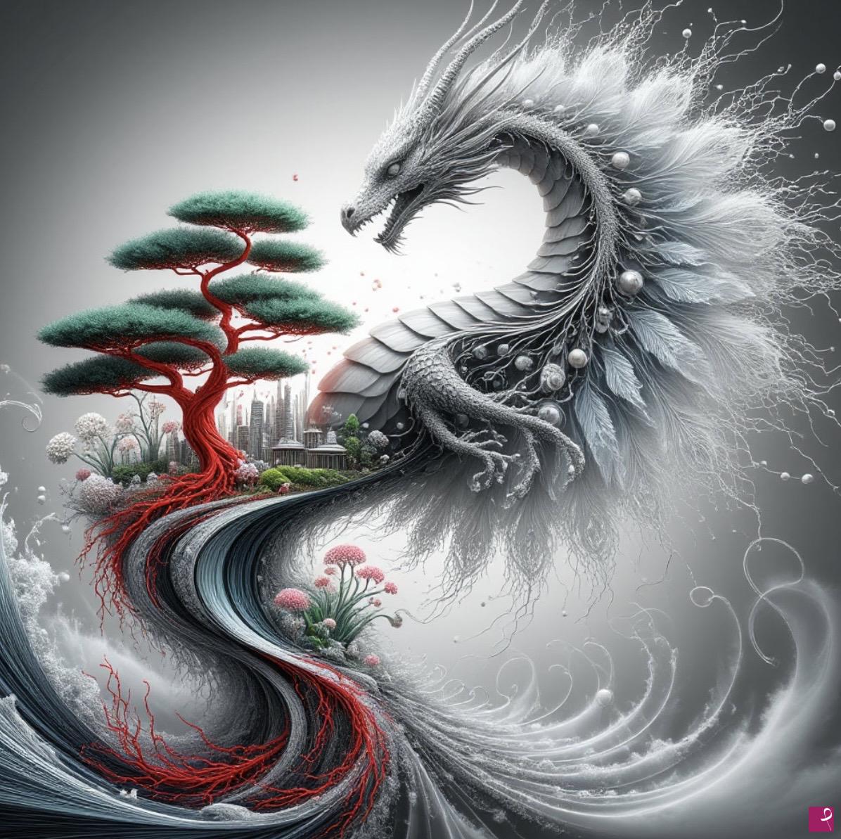 quadri in vendita online - Dragon 