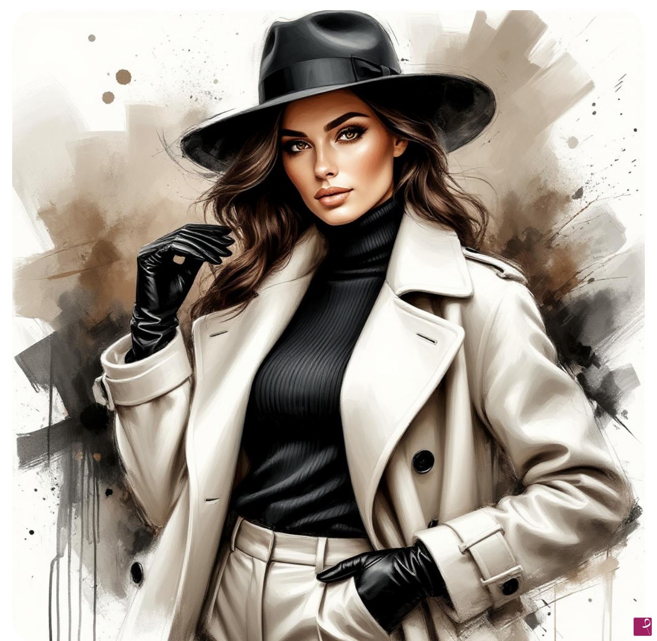 quadri in vendita online - Drawing woman 