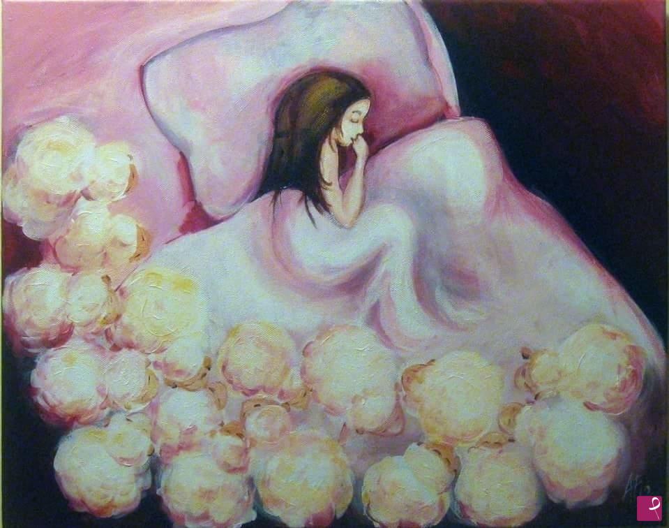 quadri in vendita online - Dreaming sheep, feeling clouds