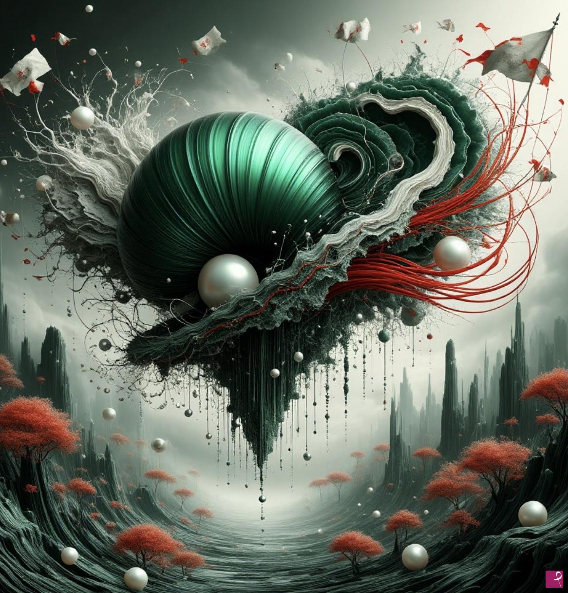 quadri in vendita online - Droplet tornado