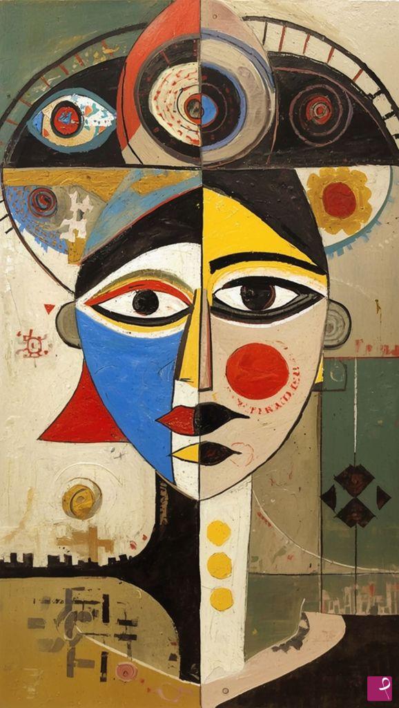 quadri in vendita online - Dual Essence – Fragmented Identity