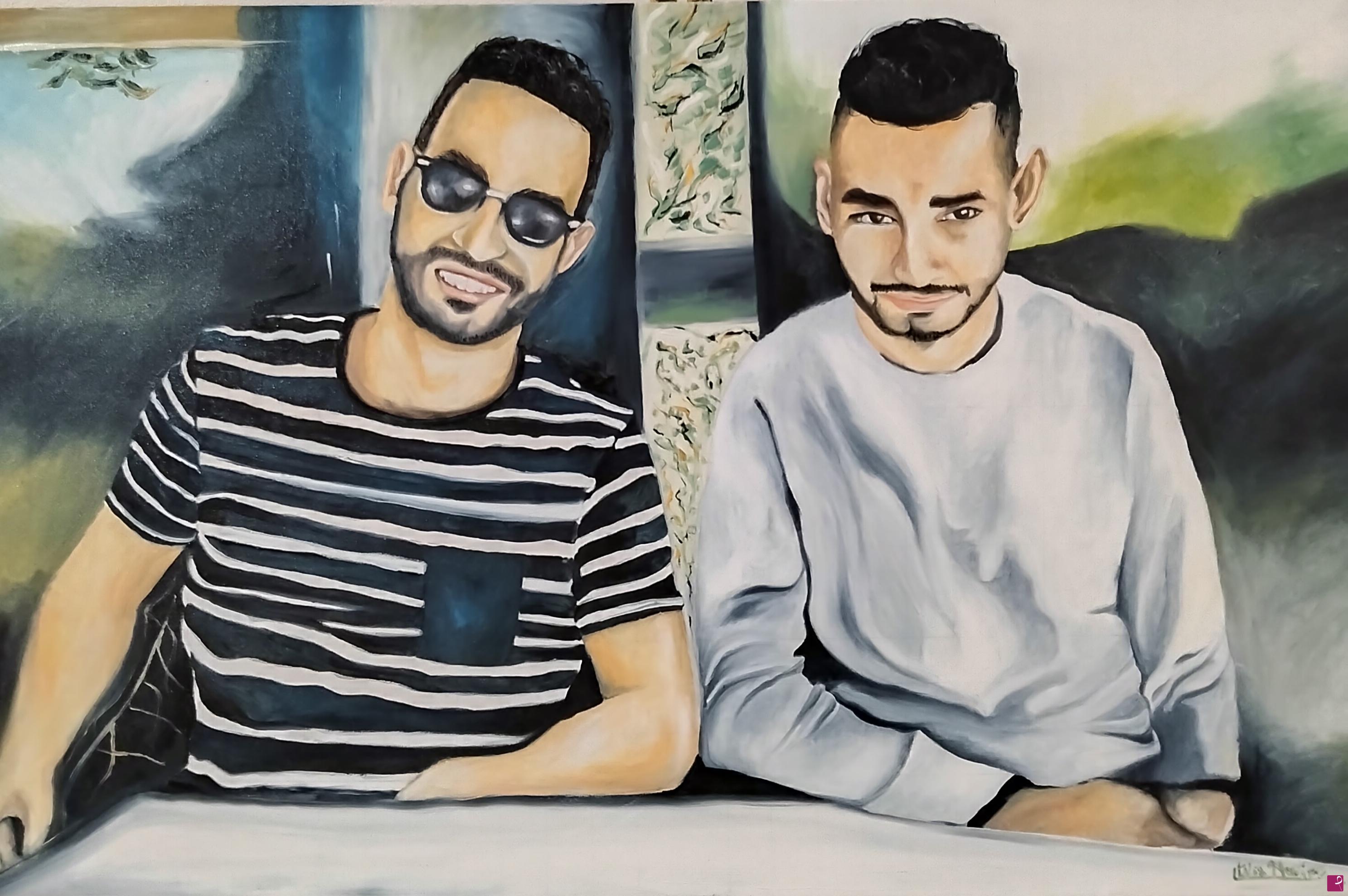 quadri in vendita online - Due fratelli 