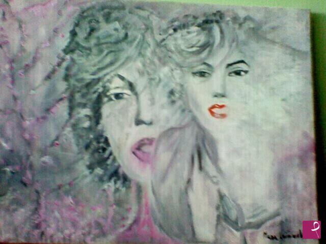 quadri in vendita online - Due Marylin