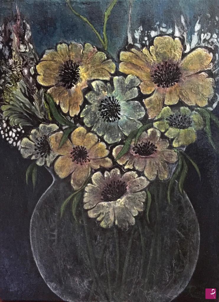 quadri in vendita online - Dull flowers