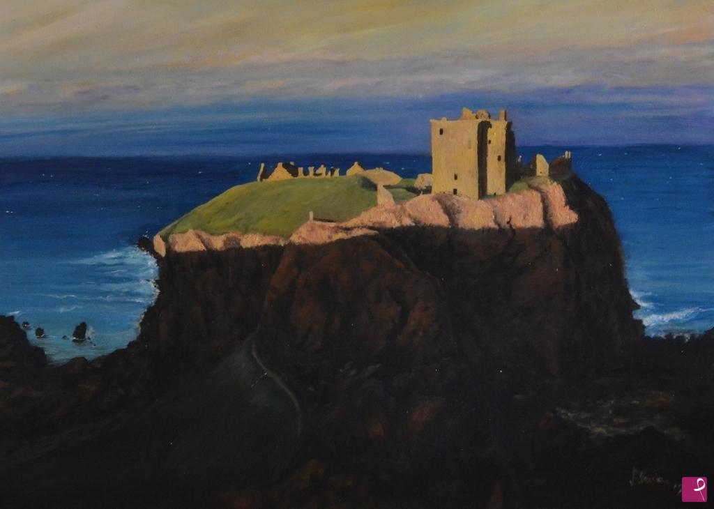 quadri in vendita online - Dunnottar Castle