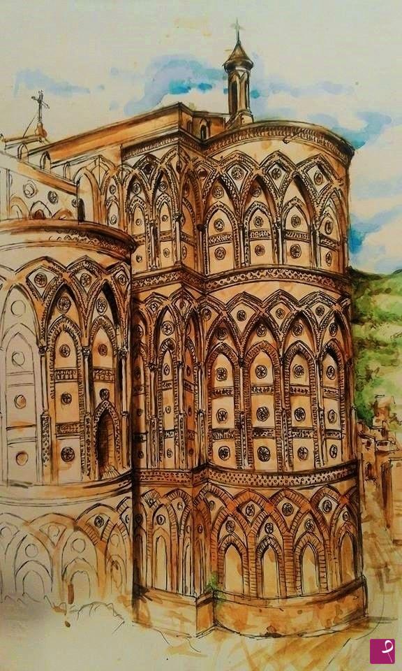 quadri in vendita online - duomo di Cefalù