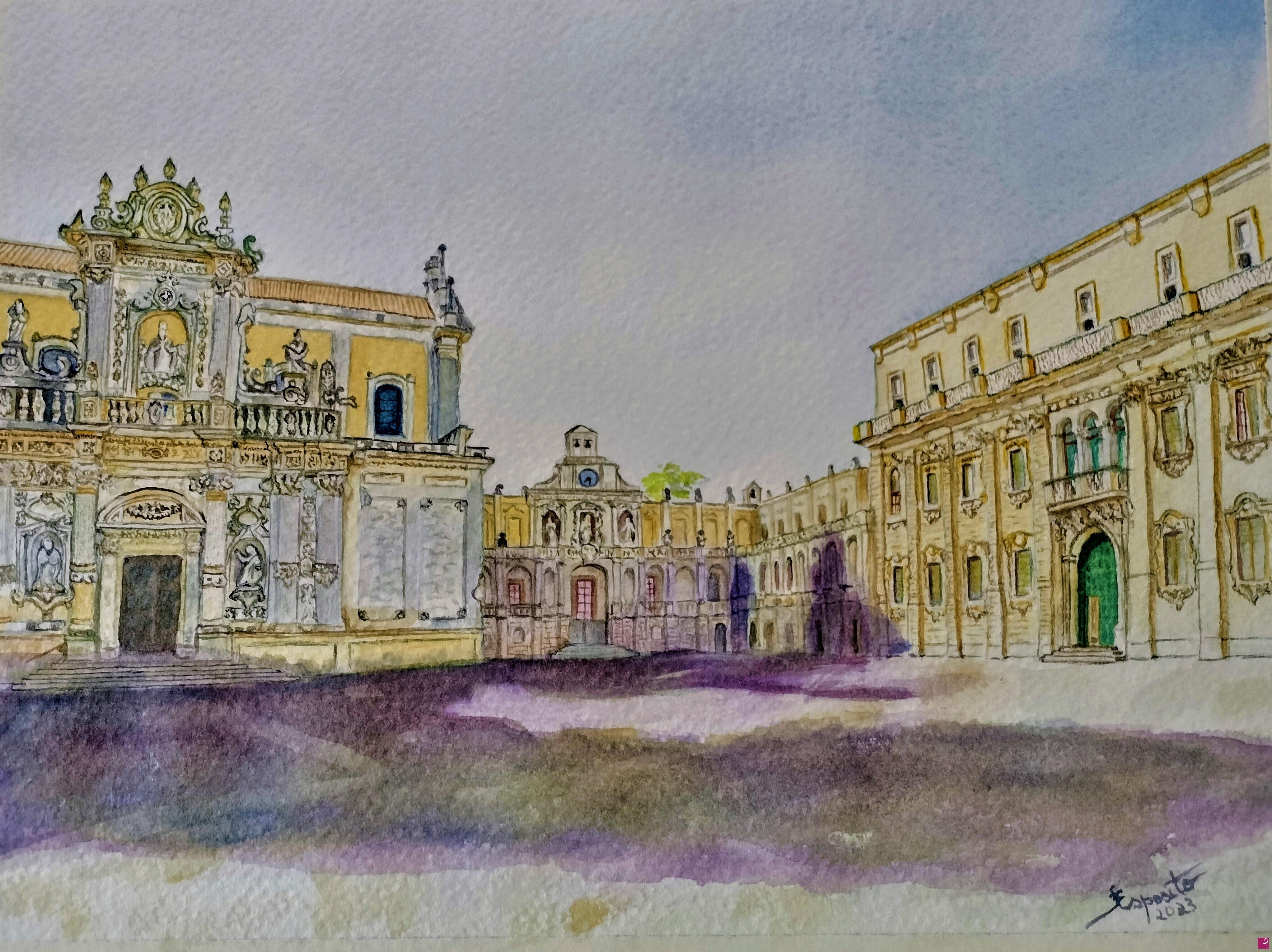 quadri in vendita online - Duomo di Lecce