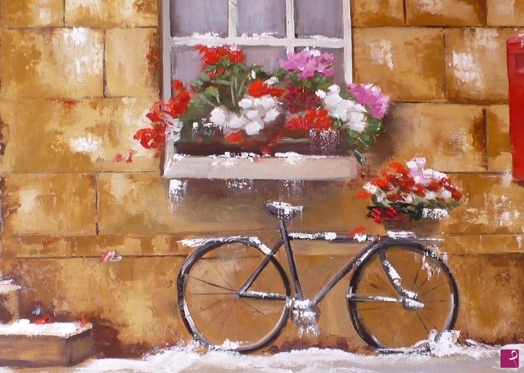 quadri in vendita online - E all'improvviso la neve...