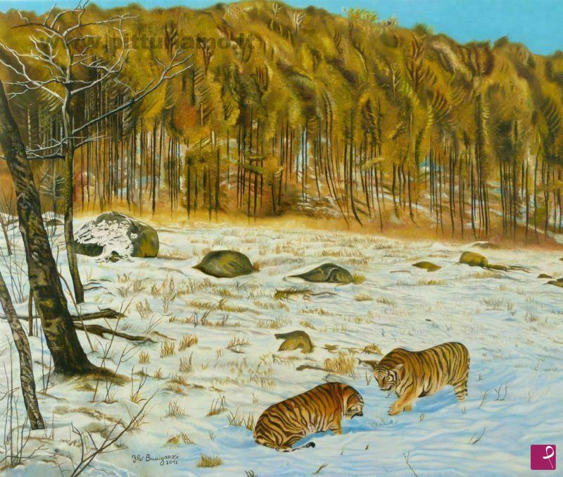 quadri in vendita online - East siberian taiga