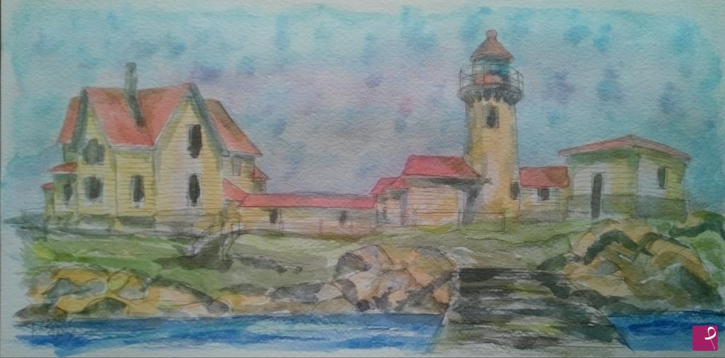 quadri in vendita online - Eastern point lighthouse , Massachusetts, USA