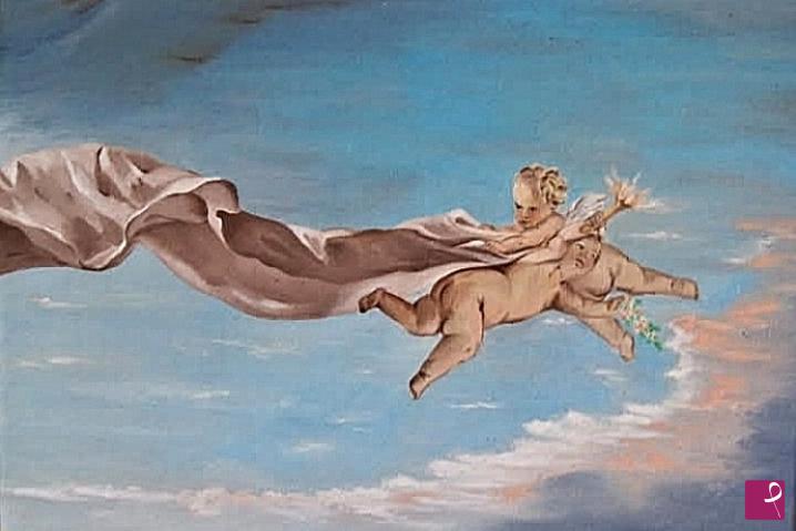 quadri in vendita online - "Echi celestiali" - Olio su tela 