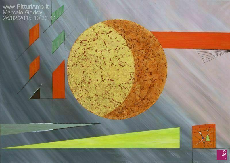 quadri in vendita online - Eclissi di sole