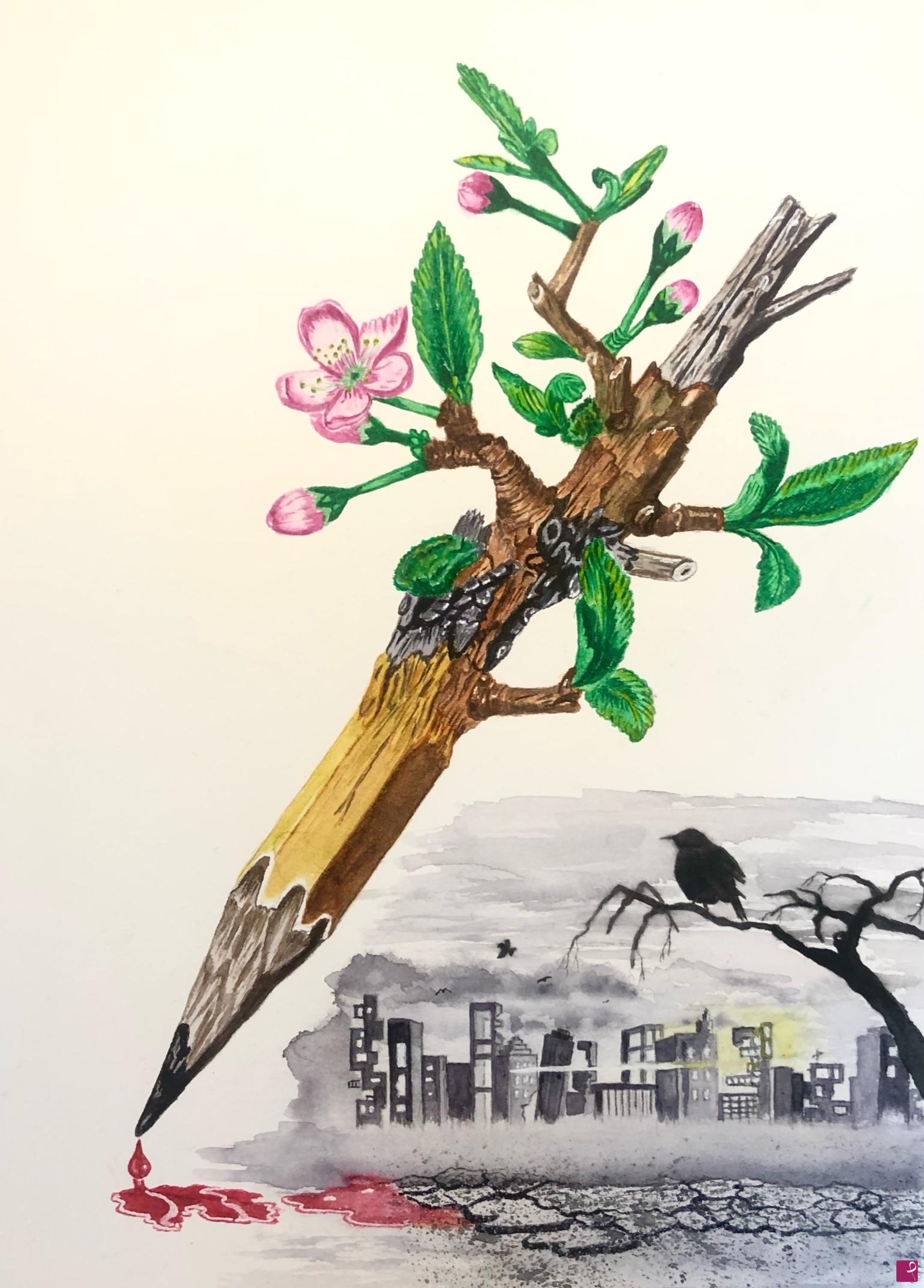 quadri in vendita online - Ecological Apocalypse 
