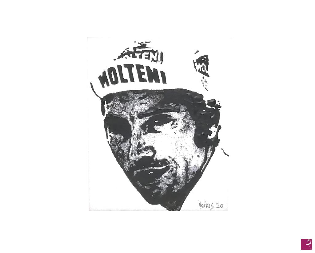 quadri in vendita online - Eddy Merckx ritratto