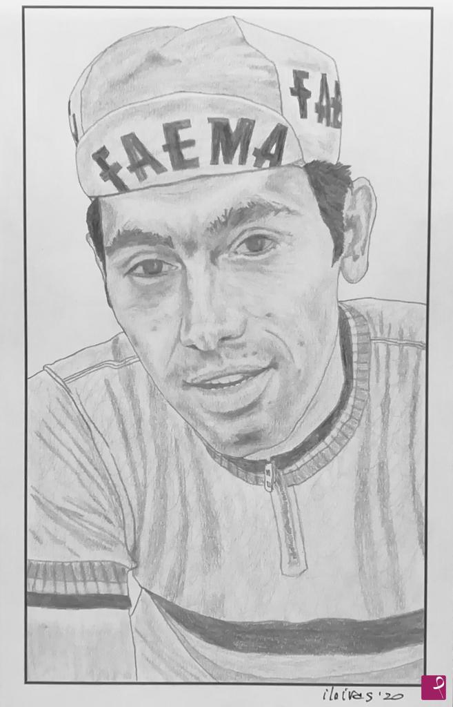 quadri in vendita online - Eddy Merckx "The Cannibal"
